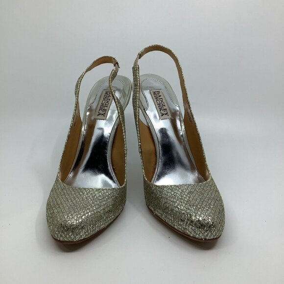 Badgley Mischka Women's Kiss Kiss Slingback Heels - Picture 5 of 8